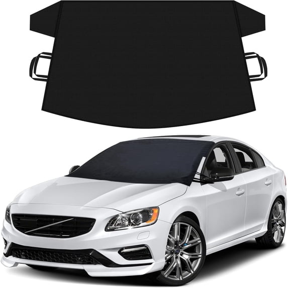 Truck Windshield Cover for Ice and Snow | SUV Snow Cover - Frost Cover Gives Protection from Snow and Ice | Car Cover for Snow | Winter Car Accessories| Small (65" x 43")