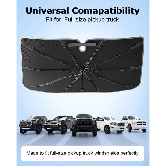 Truck Windshield Sun Shade