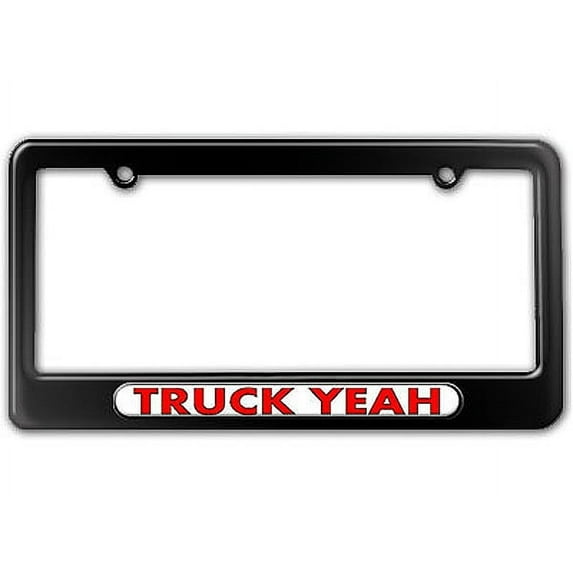 Truck Yeah - Funny License Plate Frame