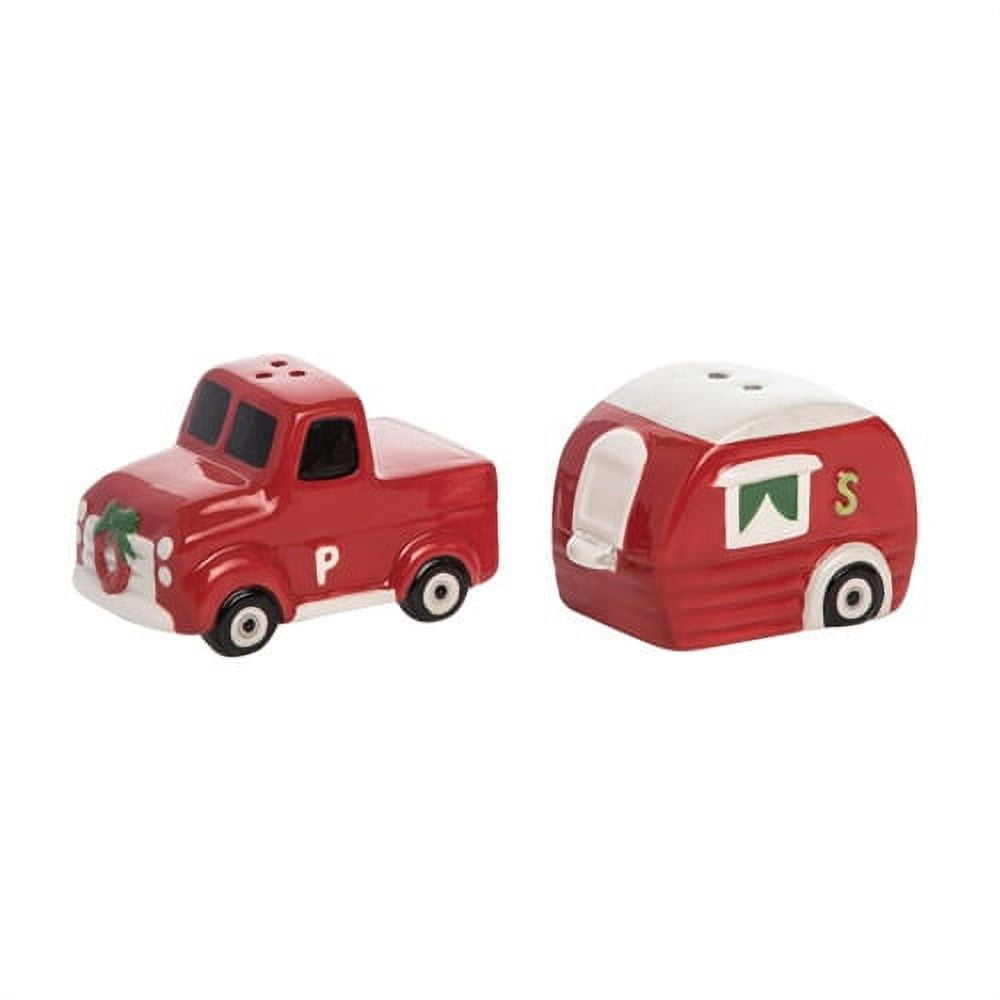 Truck and Camper Salt and Pepper Shakers Set