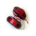 thumbnail image 1 of Truck and Trailer LED 2.5x1in Red Marker Lights w/ 2 Hole Mount Come in Pairs, 1 of 1