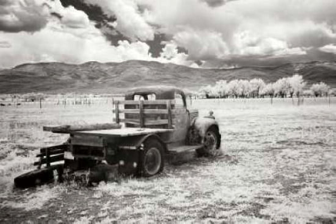 Truck in Field Canvas Art - George Johnson (20 x 28)