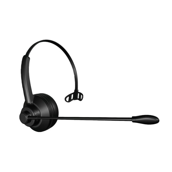 Trucker Bluetooth Headset with Mic,Single-Ear wireless Headset for work, Trucker Bluetooth Headset with Hands-Free Calls, Clear Online Meetings & Long-Haul Driving, Comfortable for All-Day Wear