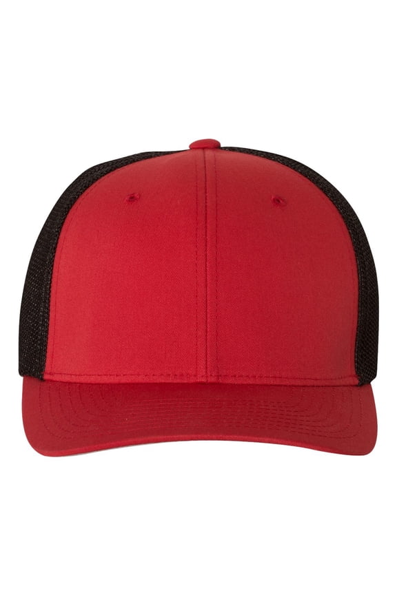 Trucker Cap , 6511 , Red/ Black , One Size