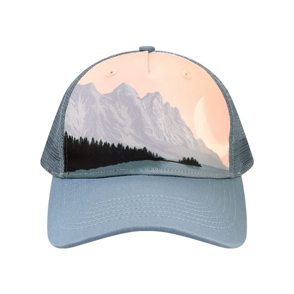 Locale 5PTKR Trucker Cap-Front Range/ Slate Blue Sarah D