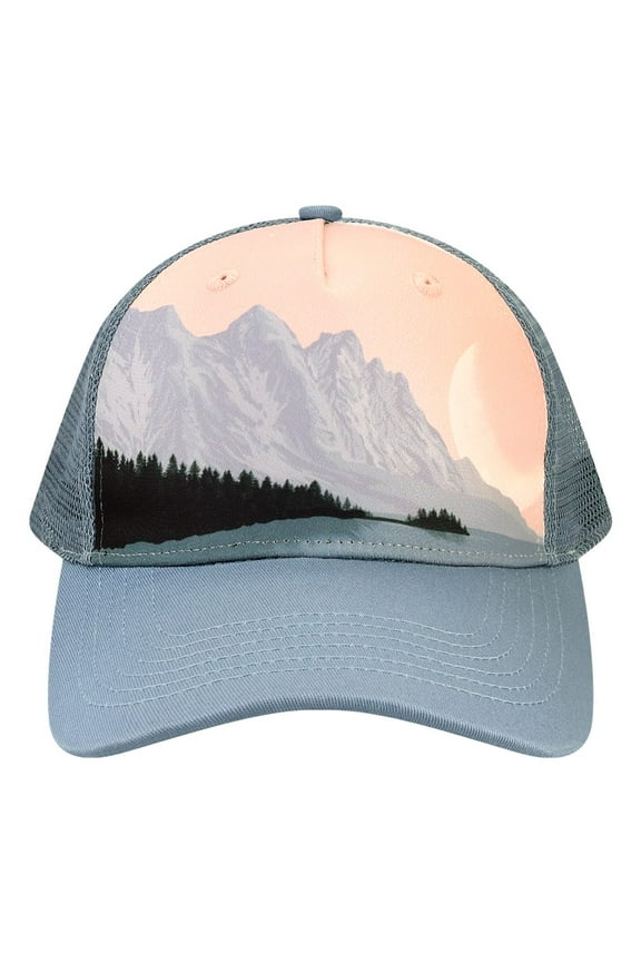 Locale 5PTKR Trucker Cap-Front Range/ Slate Blue Sarah D