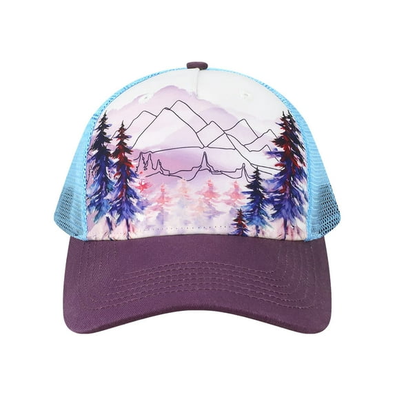 Locale 5PTKR Trucker Cap-Explorer White/ Plum