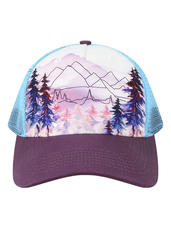 Locale 5PTKR Trucker Cap-Explorer White/ Plum