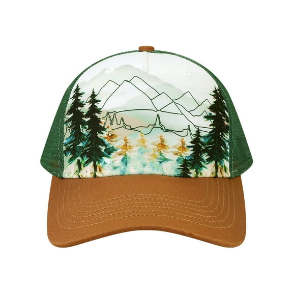 Locale 5PTKR Trucker Cap-Explorer/ Brown
