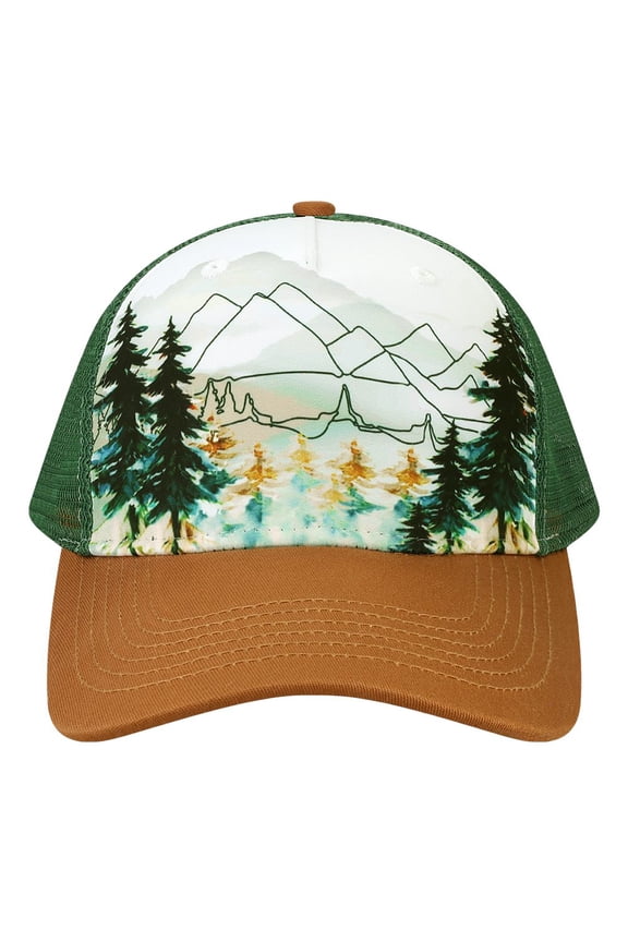 Locale 5PTKR Trucker Cap-Explorer/ Brown