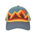 thumbnail image 1 of Locale 5PTKR Trucker Cap-Mountain Contours Maroon/ Slate, 1 of 3