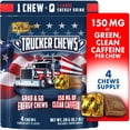 thumbnail image 1 of YouChews Trucker Chews Caffeine Energy Chews, Grab and Go Chewy Energy Bites with 150mg Caffeine, 4 Count, 1 of 6