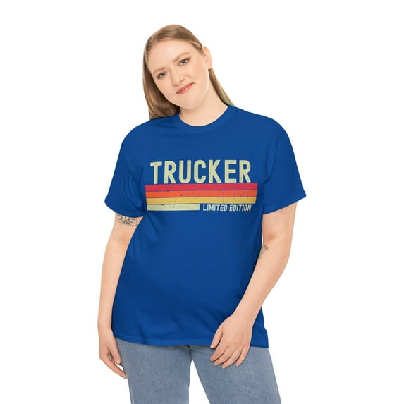 Trucker Funny Job Title Profession Worker Truck Driver T-shirt