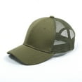 thumbnail image 1 of Trucker Hat Baseball Cap Structured Plain Design 6 Panel Adjustable Size, 1 of 3