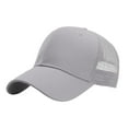 thumbnail image 1 of Trucker Hat Baseball Cap Structured Plain Design 6 Panel Adjustable Size, 1 of 3