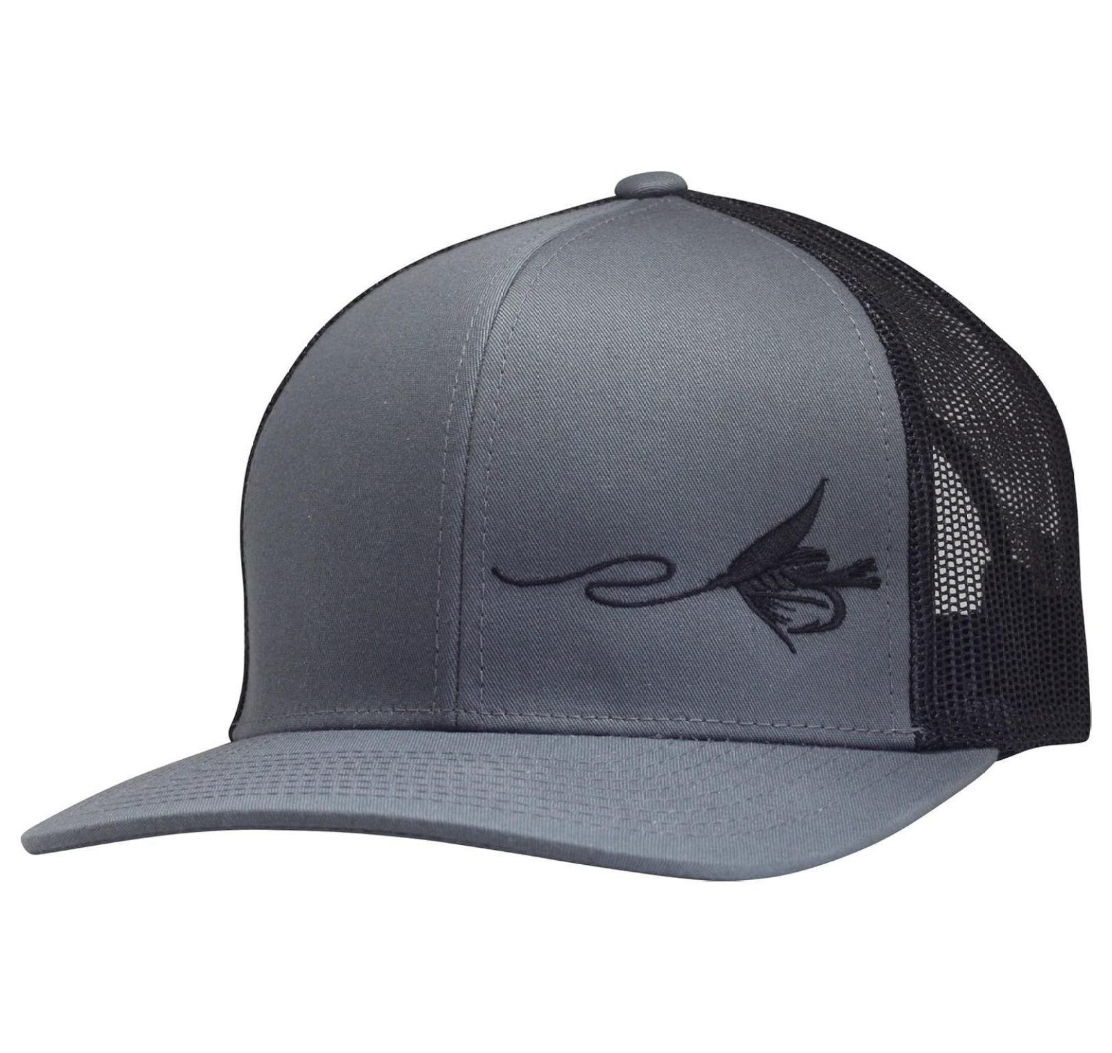 Trucker Hat Fly Fishing (Graphite/Black)