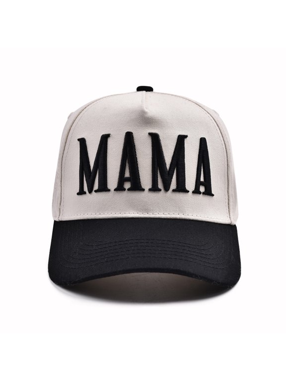 Trucker Hat MAMA Embroidered Baseball Cap Puff Hat With MINI Lettering Personalized Gift For Mom 's Day Father's Day