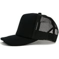 thumbnail image 1 of Trucker Hat, Mesh Baseball Cap, Solid Color Embroidered Snapback, Sun Hat for Men Women, Outdoor, Sports, Breathable And Adjustable, Customizable Baberdicy, Ideal for Men And Women, 1 of 3