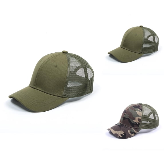 Trucker Hat for Men Women Structured Design 6 Panel Adjustable Size Baseball Cap