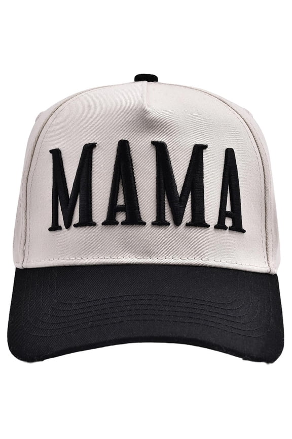 Trucker Hat for Women Men Embroidery Mommin Two Tone Adjustable Baseball Cap Hat Trendy Vintage Snapback Hat