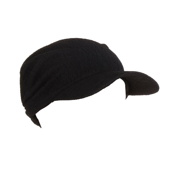 Trucker Hats CQXIDFH Elastic Head Scarf Bonnet, Soft Stretch Hijab Cap, Sun Protection Head Cover for Beach Daily Everyday Use, Muslim Hat (Black, One Size)