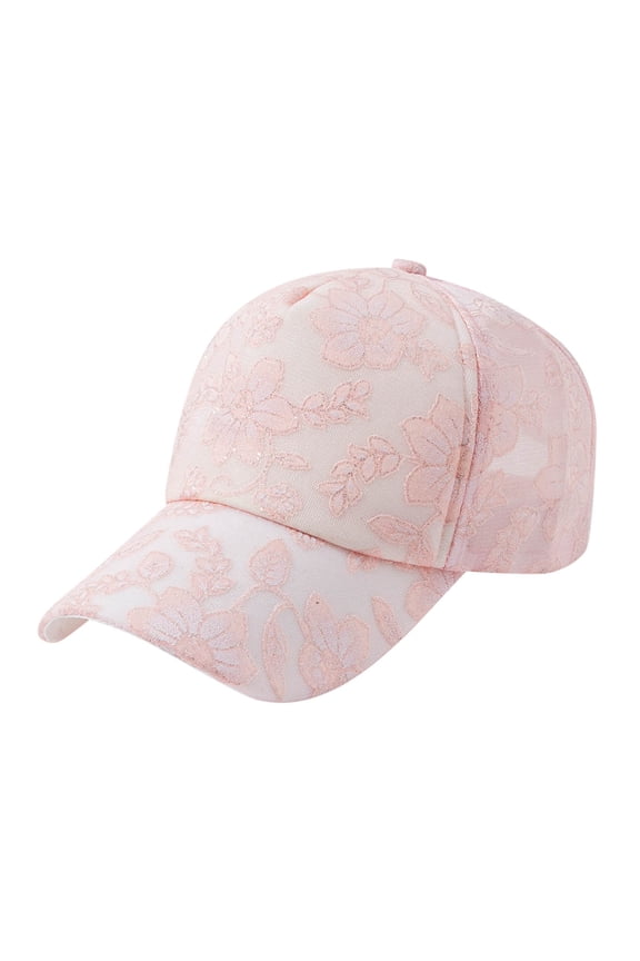 Trucker Hats CQXIDFH Gradient Tie Dye Breathable Baseball Cap, Unisex Adjustable Hip Hop Beach Sun Hat, Sun Hats (Pink, One Size)