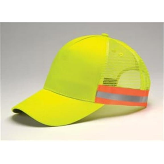 Trucker Reflective Hat Tr102 Yellow One Size Fits All