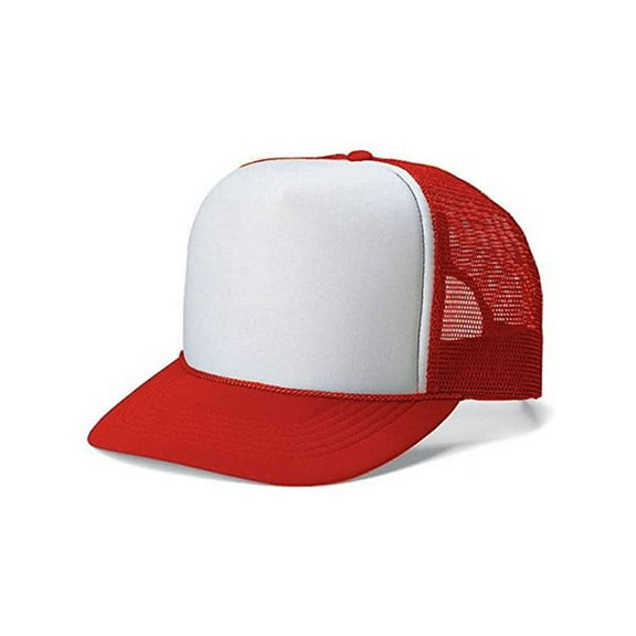 Trucker SUMMER MESH CAP, White Red