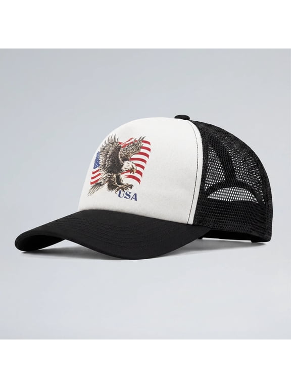 Trucker Snapback | Freedom Eagle | Brilliant White, Anthracite