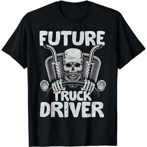 Trucker Truck Driver Vintage Future Truck Driver T-Shirt