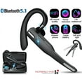thumbnail image 1 of Trucker Wireless Headset Bluetooth 5.1 Earpiece Dual Mic Earbud Noise Cancelling, 1 of 10