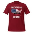 thumbnail image 1 of Truckers for Trump Shirt, Unisex, Truckers for Trump 2024 Shirt, MAGA, Trump Lovers, I Stand With Trump, Election 2024, President Trump (Cardinal, S), 1 of 1