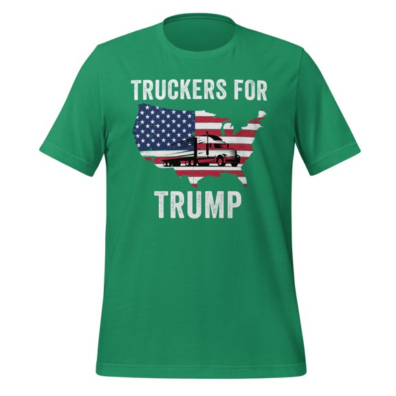 Truckers for Trump Shirt, Unisex, Truckers for Trump 2024 Shirt, MAGA, Trump Lovers, I Stand With Trump, Election 2024, President Trump (Kelly, 3XL)