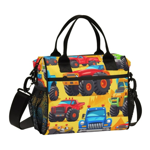 Trucks Desert Cooler Bag Lunch Bag Soft Cooler Cooling Tote Insulated Lunch Box for Adult Men Women