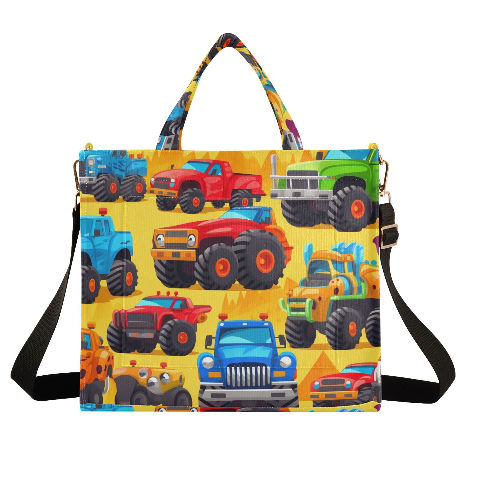 Trucks Desert Corduroy Tote Bag Handbag Large Messenger Bag Shoulder ...