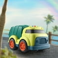 thumbnail image 1 of Trucks Toy Cars for 3+ Toddlers,Garbage Truck/Dump Truck/Fire Truck/Cement Truck(1 Count), 1 of 6