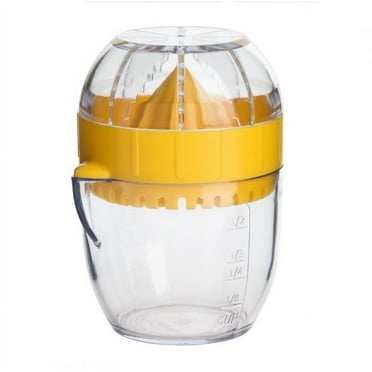 Trudeau 1/2 Cup Citrus Juicer For Lemons, Limes, and Oranges, Yellow