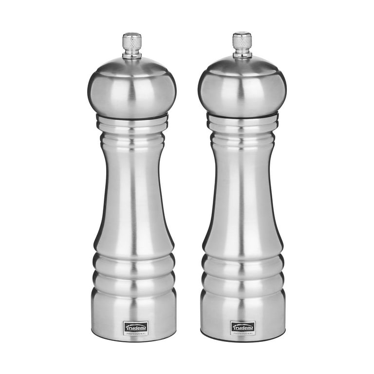 https://i5.walmartimages.com/seo/Trudeau-Stainless-Steel-8-Inch-Professional-Pepper-and-Salt-Mill-Set_0c6a5acd-a94e-4172-9ea6-d46d85abc8c0.e9358dfcb3eebd862f547065f1ff71bb.jpeg?odnHeight=768&odnWidth=768&odnBg=FFFFFF