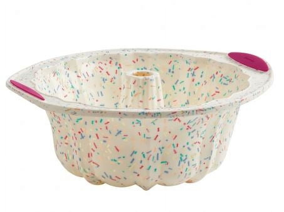 Confetti Silicone Non-Stick Fluted Bundt Cake Pan