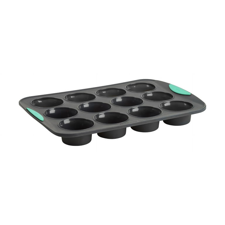 STRUCTURE SILICONE 6CT JUMBO MUFFIN PAN MINT