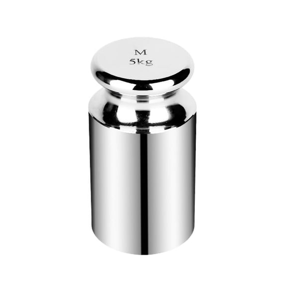 True 5kg 5000g Class M2 Precision Calibration Weight- Chrome finish- Test weight for Digital Scales