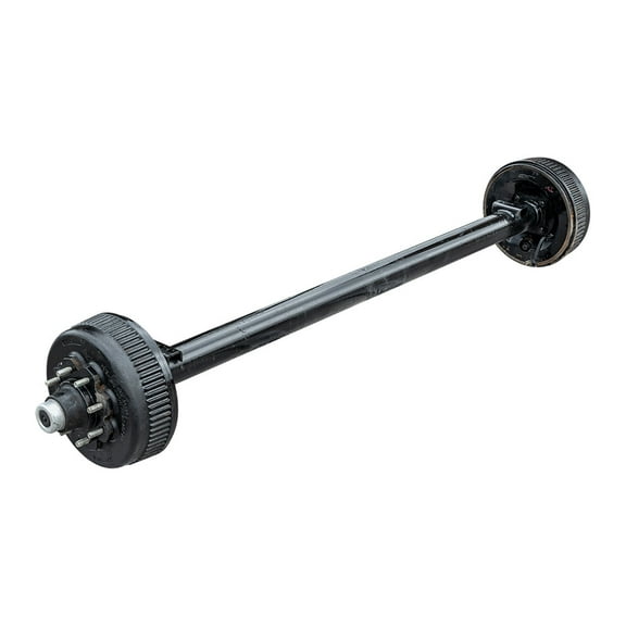 True 8k TK HD Trailer Axle - 8000 lb Electric Brake 8 Lug 9/16" Studs (12 1/4" x 3 3/8" Brake - 3.5" Tube) - Dexter Compatible, 75" Hubface 56" Spring Center / 8x6.5 Bolt Pattern / 8x6.5 Bolt Pattern