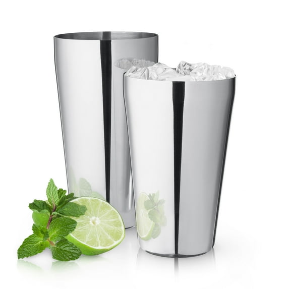 True Advance Boston Shaker for Cocktails, Bar Tools, 25 oz & 18 oz Set of 2