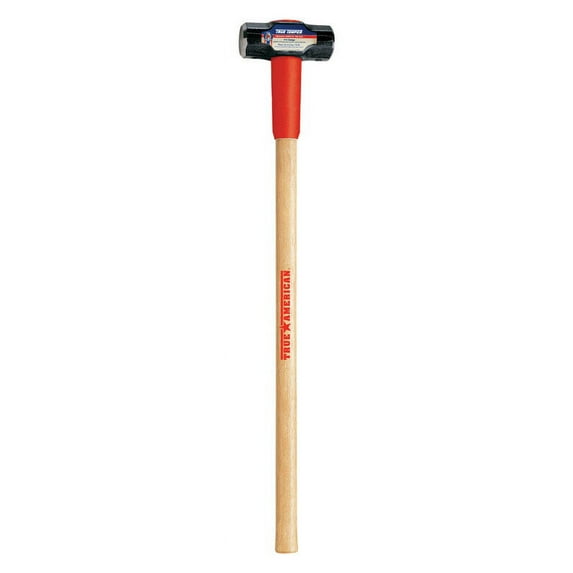 True American 10 lb. Steel Head Sledge Hammer 36.25 in. L x 2.5 in. Dia.