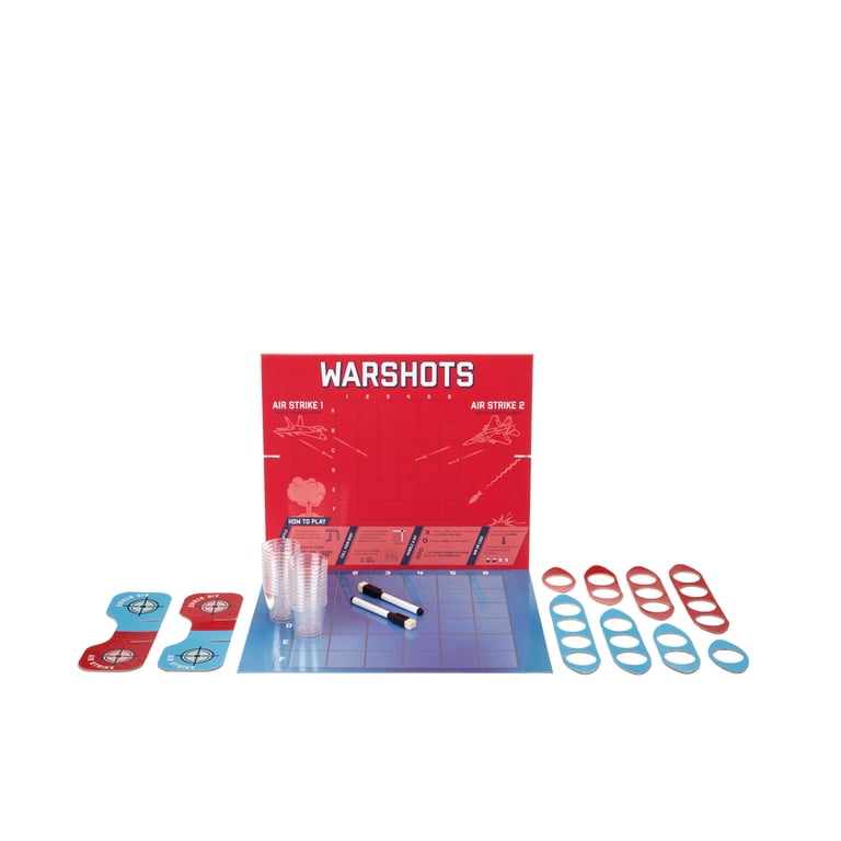 Foster and Rye True Battle Shots Drinking Game for Adults, 11.25x13.5in ...