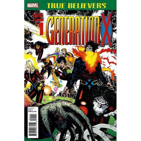 True Believers: Generation X #1 VF ; Marvel Comic Book