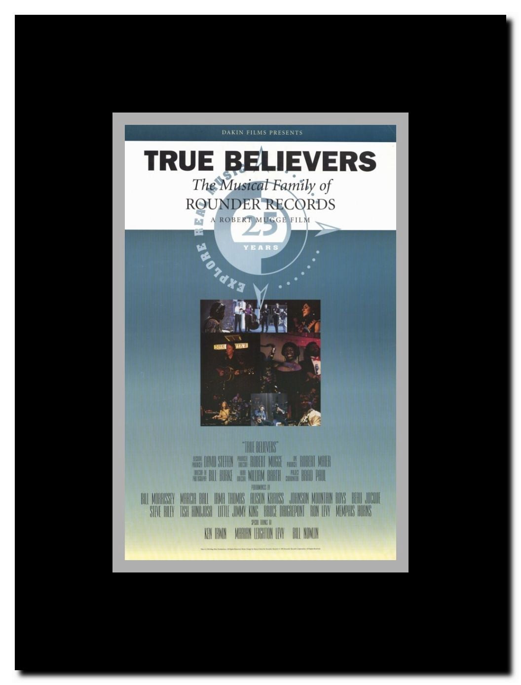 True Believers: The Musical Family of Rounder Records Framed Movie Poster