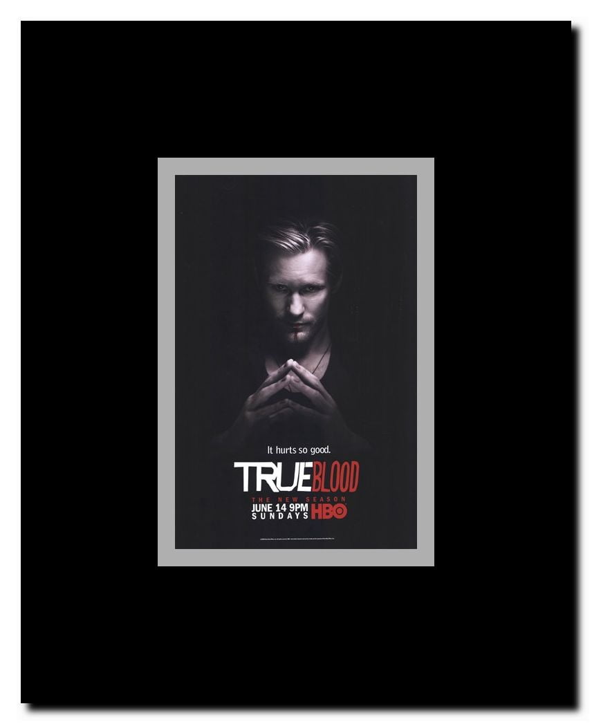 True Blood - Season 2 - Alexander Skarsgard [Eric] Framed Movie Poster