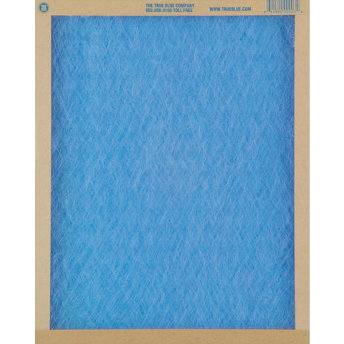 True Blue 118301 18" x 30" x 1" Flat Panel Spun Fiberglass Disposable Furnace Air Filter MERV 2 - Quantity of 12