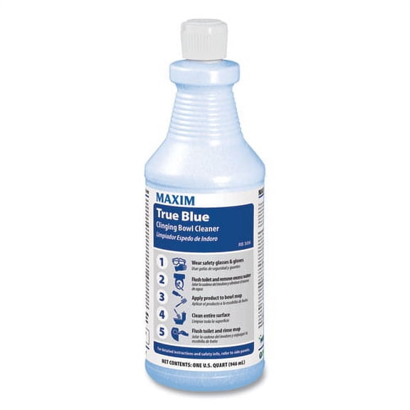 True Blue Clinging Bowl Cleaner, Mint Scent, 32 Oz Bottle, 12/carton | Bundle of 2